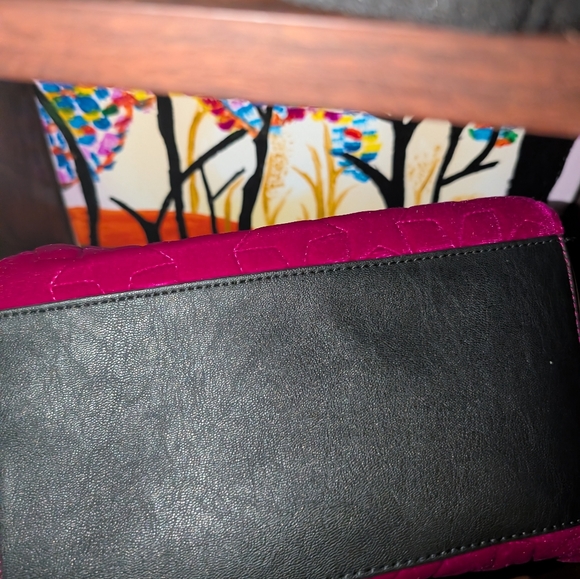 Betsey Johnson Purple and Black And White Handbag - Picture 6 of 7